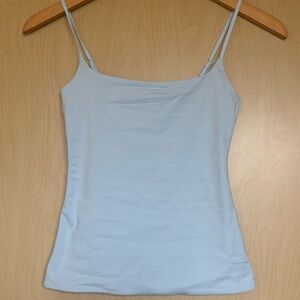 Aritzia contour Light Blue Women's adjustable Spaghetti Strap Tank Top